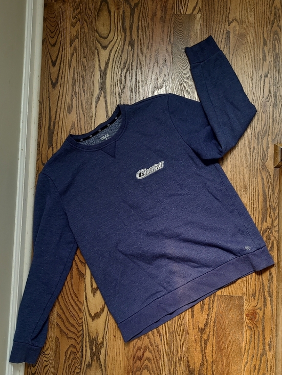 ZELOS Other - ZELOS Men's Navy Blue Crewneck Sweatshirt Size M